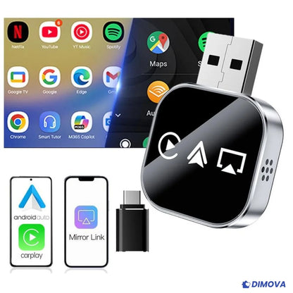Adattatore CarPlay wireless 3-in-1